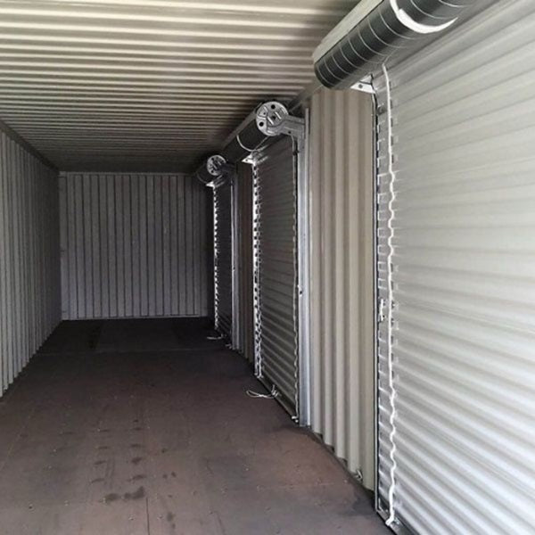 40 Fuß Container mit 3 Sektionaltoren