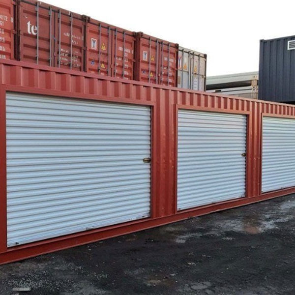 40 Fuß Container mit 3 Sektionaltoren