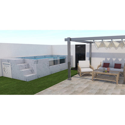 ILU Pro 230 Aufstellpool aus robustem Stahl
