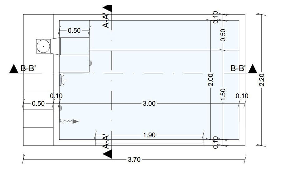 ILU Pro 230 Aufstellpool aus robustem Stahl