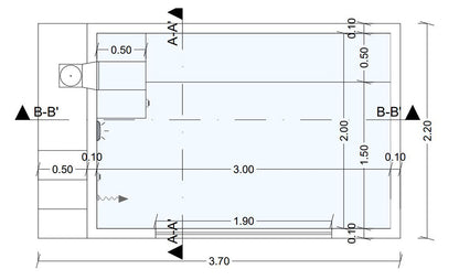 ILU Pro 230 Aufstellpool aus robustem Stahl