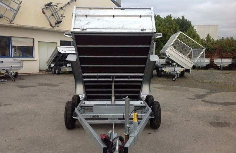 Lider Schwerlast-Kippanhänger, 1500 kg PTAC, neue Doppelachsen mit Bremsen
