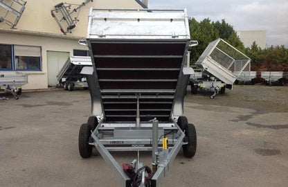 Lider Schwerlast-Kippanhänger, 1500 kg PTAC, neue Doppelachsen mit Bremsen