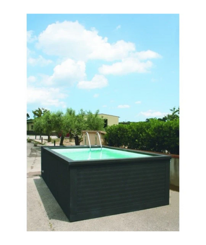 Mobiler Container für Schwimmbecken 5,25 m x 2,55 m x 1,26 m