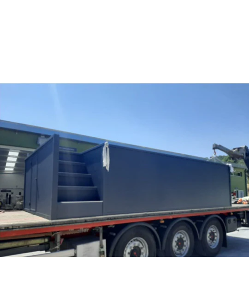 Mobiler Container für Schwimmbecken 5,25 m x 2,55 m x 1,26 m