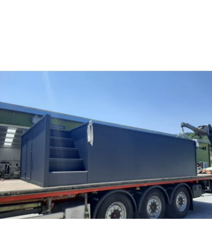 Mobiler Container für Schwimmbecken 5,25 m x 2,55 m x 1,26 m