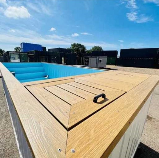 6 Kubikmeter große Containerpools
