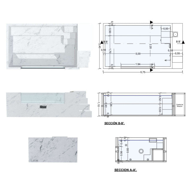 Ilú Pro 2250 Aufstellpool aus starrem Stahl