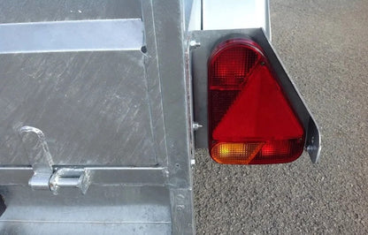 Robuster Lider-Anhänger mit 4 Bremsen – 750 kg zulässiges Gesamtgewicht – 200 x 134 cm – 1 Achse