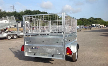 Robuster Lider-Anhänger mit 4 Bremsen – 750 kg zulässiges Gesamtgewicht – 200 x 134 cm – 1 Achse
