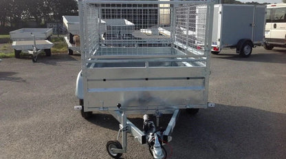 Robuster Lider-Anhänger mit 4 Bremsen – 750 kg zulässiges Gesamtgewicht – 200 x 134 cm – 1 Achse